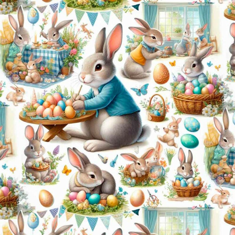 COLEÇÃO COUNTRY PASCOA 2025 - TRIC. EST. DIGITAL - COELHOS - ST4 - 91438-001