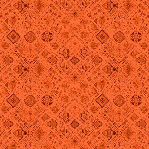 COLEÇÃO PASCOA 2025 - TRIC. EST. DIGITAL - TEXTURA  FOLK LARANJA - ST4 - 91436-002