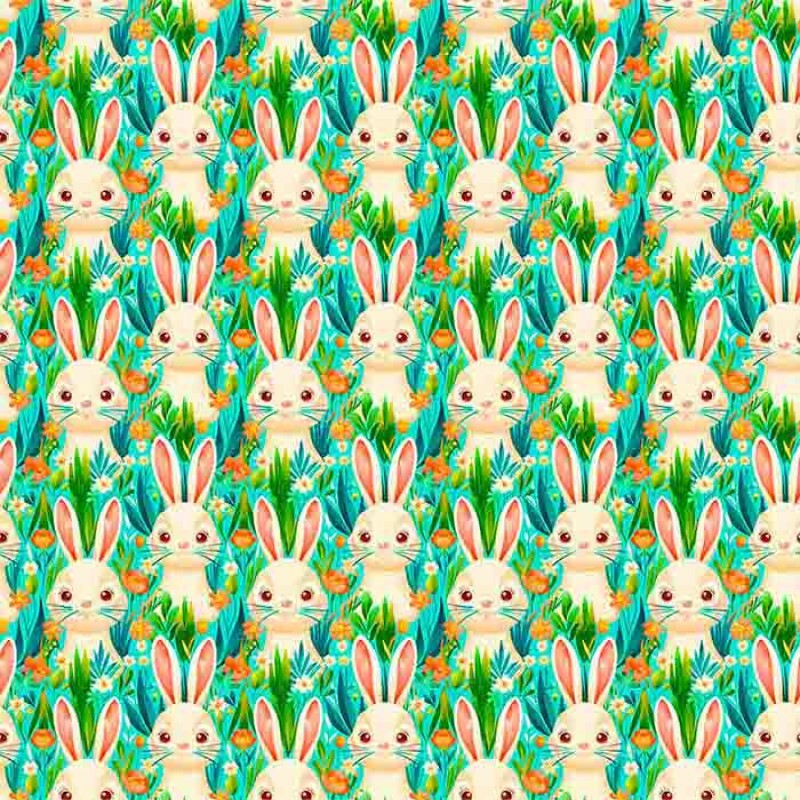 COLEÇÃO DIVERSOS PASCOA 2025 - TRIC. EST. DIGITAL - COELHOS JARDIM ST4 - 91451-001