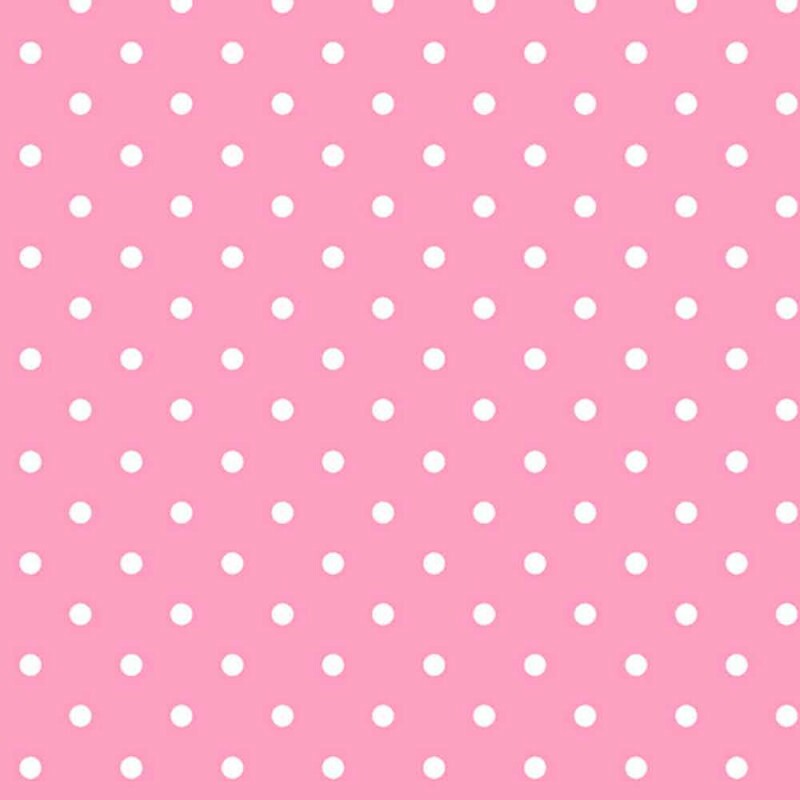 COLEÇÃO POA - TRICOLINE EST. POA BRANCO FUNDO ROSA - R