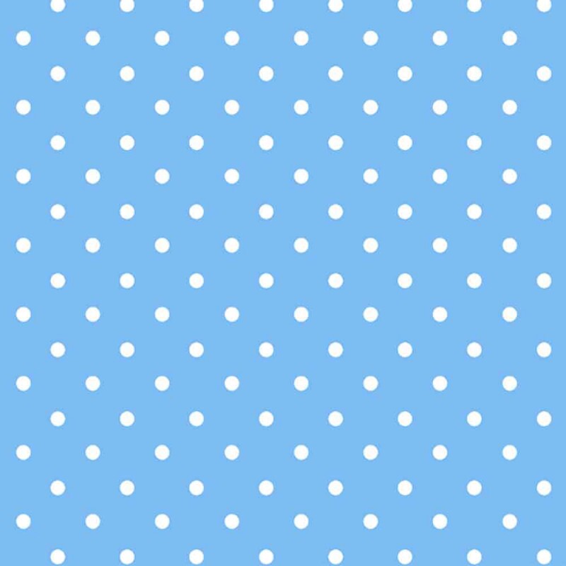 COLEÇÃO POA - TRICOLINE EST. POA BRANCO FUNDO AZUL CLARO - R