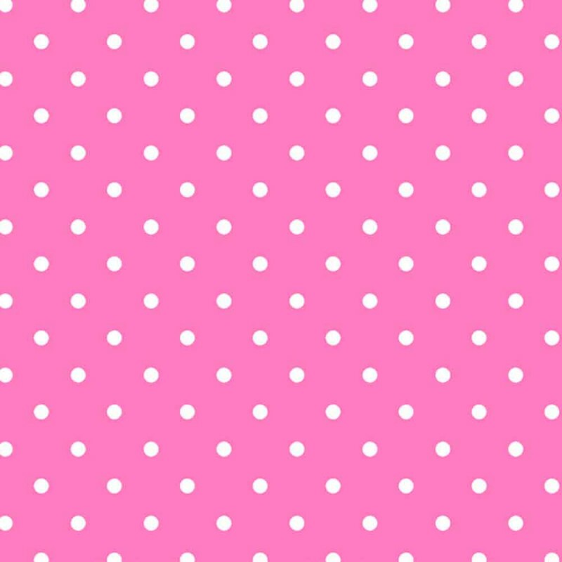 COLEÇÃO POA - TRICOLINE EST. POA BRANCO FUNDO ROSA CHICLETE - R