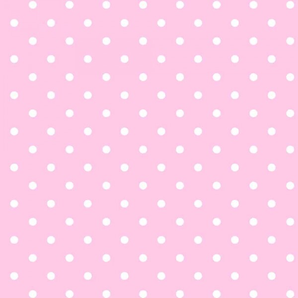 COLEÇÃO POA - TRICOLINE EST. POA BRANCO FUNDO ROSA BEBE - R