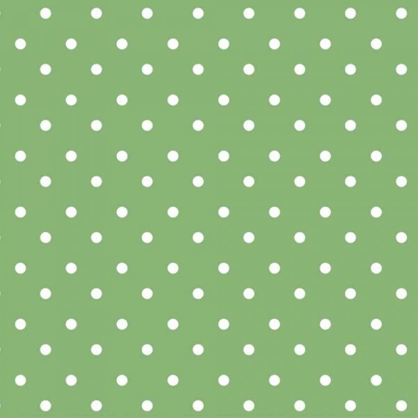 COLEÇÃO POA - TRICOLINE EST. POA BRANCO FUNDO VERDE CLARO - R