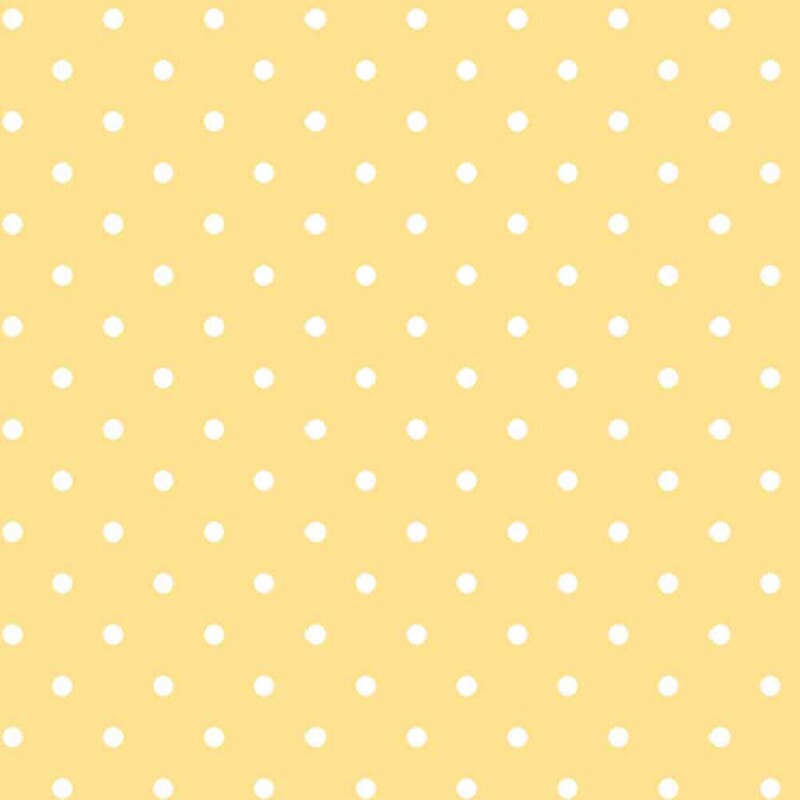 COLEÇÃO POA - TRICOLINE EST. POA BRANCO FUNDO AMARELO CLARO - R