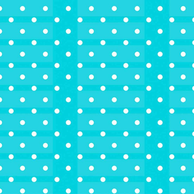 COLEÇÃO POA - TRICOLINE EST. POA BRANCO FUNDO AZUL PISCINA - R