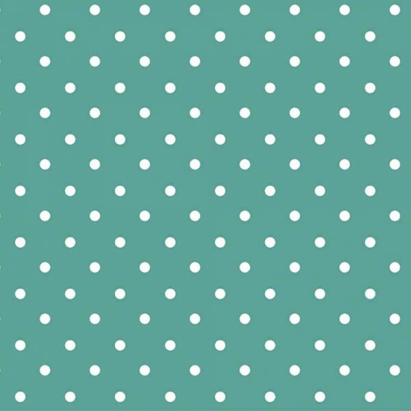 COLEÇÃO POA - TRICOLINE EST. POA BRANCO FUNDO VERDE MALVA - R