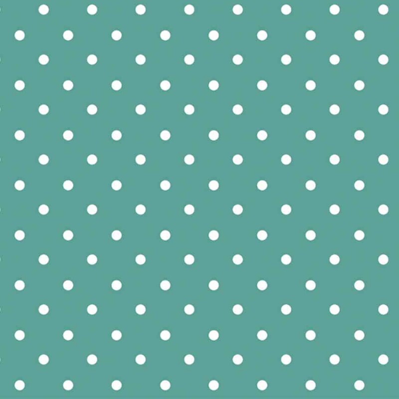 COLEÇÃO POA - TRICOLINE EST. POA BRANCO FUNDO VERDE MALVA - R