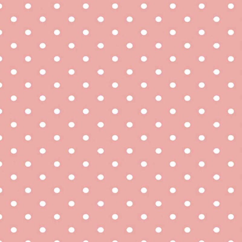 COLEÇÃO POA - TRICOLINE EST. POA BRANCO FUNDO ROSE DUNA - R