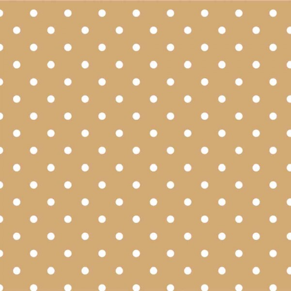 COLEÇÃO POA - TRICOLINE EST. POA BRANCO FUNDO CAQUI - R