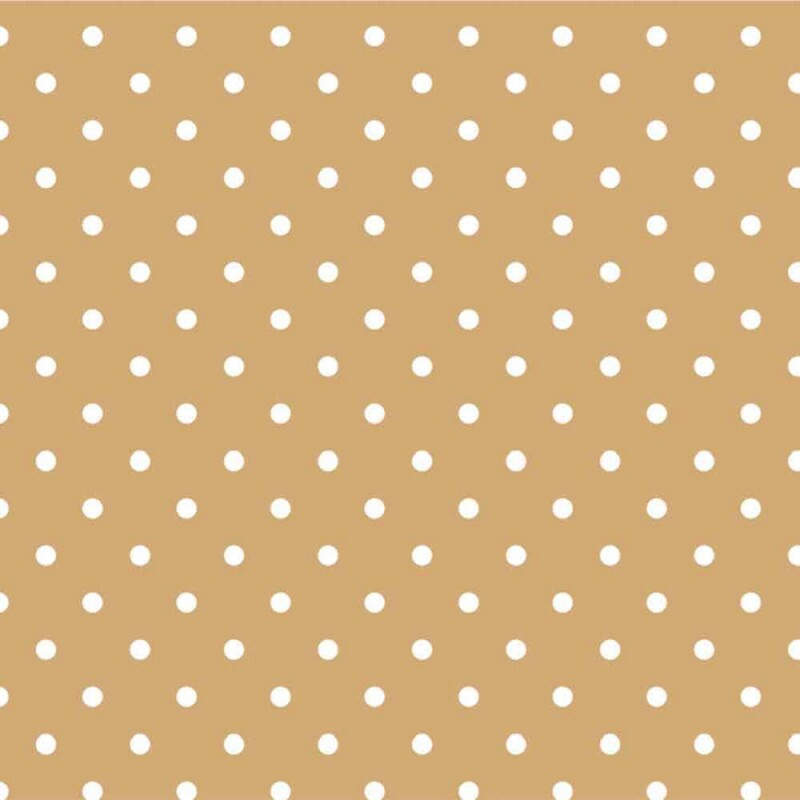 COLEÇÃO POA - TRICOLINE EST. POA BRANCO FUNDO CAQUI - R