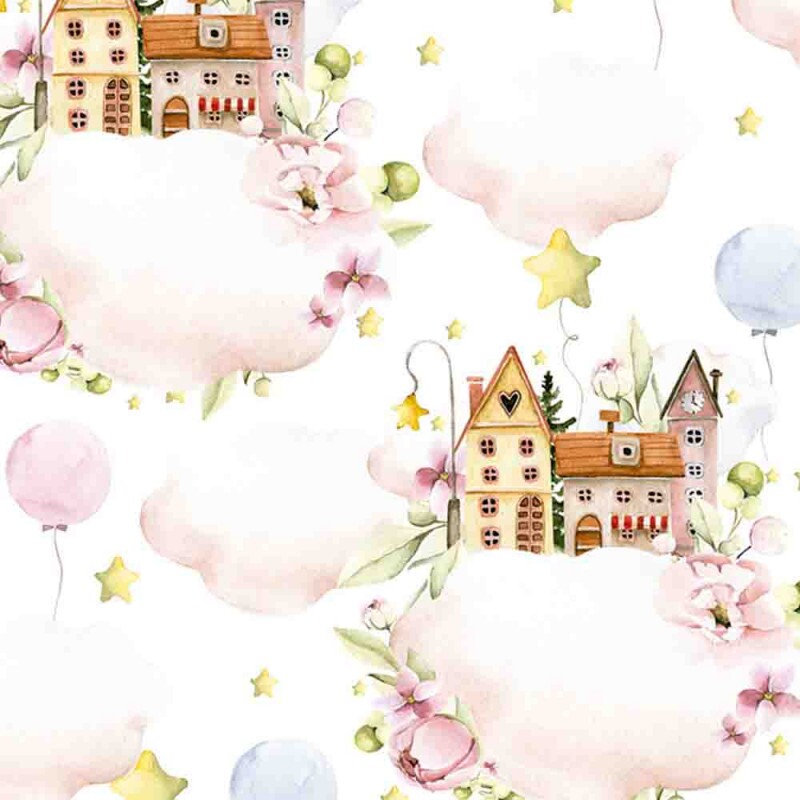 COLEÇÃO DIGITAL 3D - RENATA BLANCO - CASA C/ NUVENS - ( 82624 VAR,01 ) - C