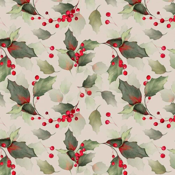 COL/ CHRISTMAS PARTY-TRIC.DIGITAL-NATAL 2023-AZEVINHA FD BEGE - ( 80058 VAR,01 ) - C