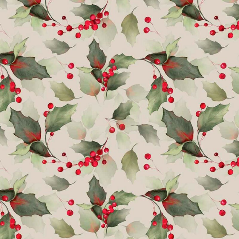 COL/ CHRISTMAS PARTY-TRIC.DIGITAL-NATAL 2023-AZEVINHA FD BEGE - ( 80058 VAR,01 ) - C