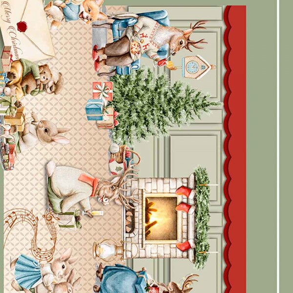 COL/ CHRISTMAS PARTY 2023 - SARJA DIGITAL - PAINEL JOGOS AMERICANO - ( 40 X63CM )- ( E9665 )