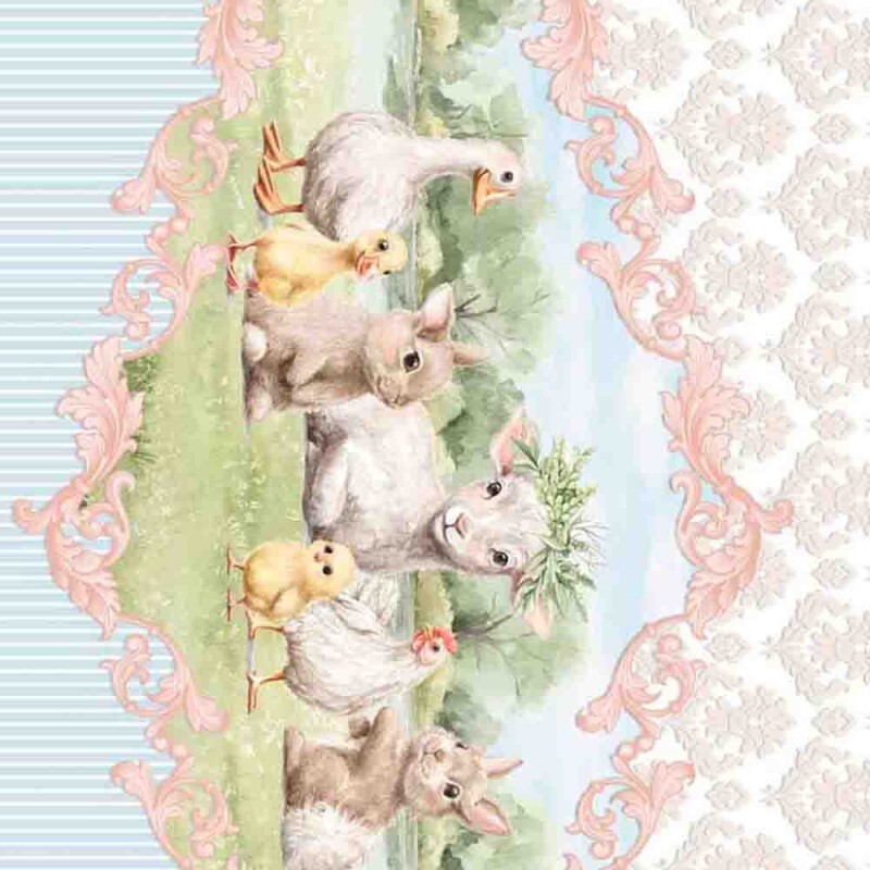 COLEÇÃO FELIZ PASCOA STORIA STAMPA - SARJA EST DIGITAL HIDRORREPELENTE - 91881-01