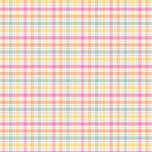 AB25 - TRICOLINE 100% ALGODÃO DIGITAL  -XADREZ COLORIDO PASTEL PEQUENO