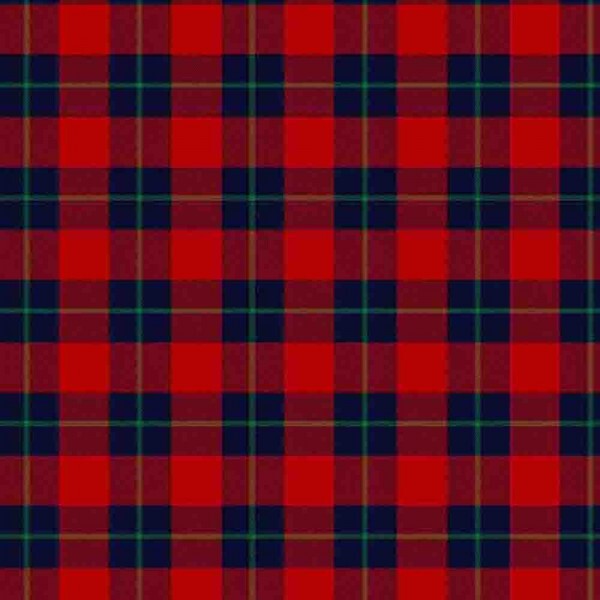 AB25 - TRICOLINE 100% ALGODÃO DIGITAL  -XADREZ ESCOSES VERMELHO