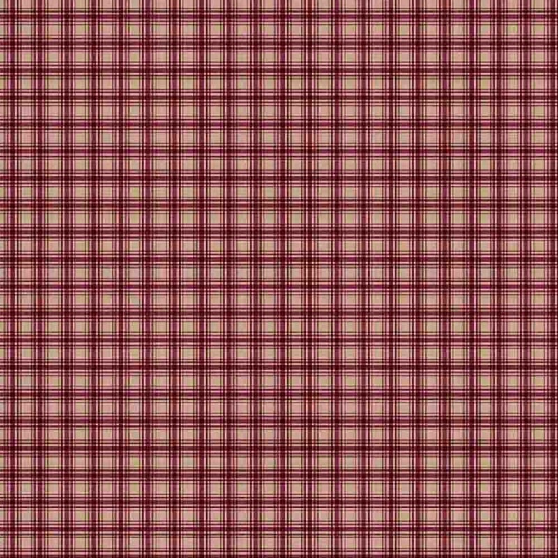 AB25 - TRICOLINE 100% ALGODÃO DIGITAL  -XADREZ COUNTRY 1 VINHO