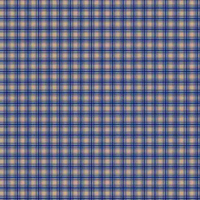 AB25 - TRICOLINE 100% ALGODÃO DIGITAL  -XADREZ COUNTRY 1 AZUL