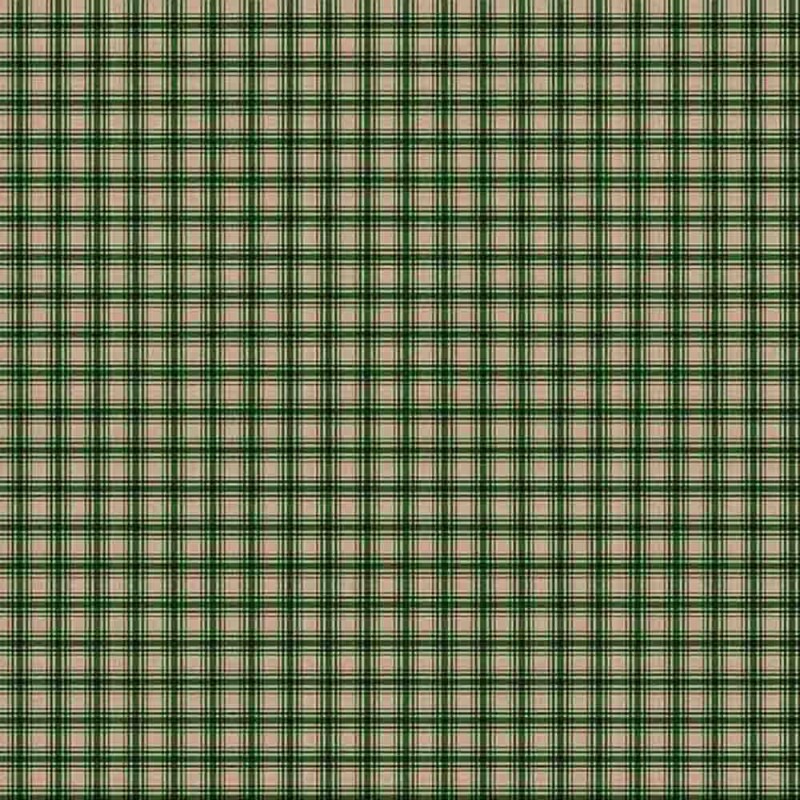 AB25 - TRICOLINE 100% ALGODÃO DIGITAL  -XADREZ COUNTRY 1 VERDE