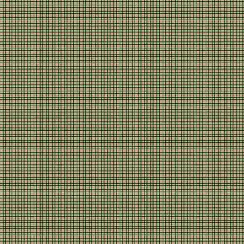 AB25 - TRICOLINE 100% ALGODÃO DIGITAL  -XADREZ COUNTRY 2 VERDE