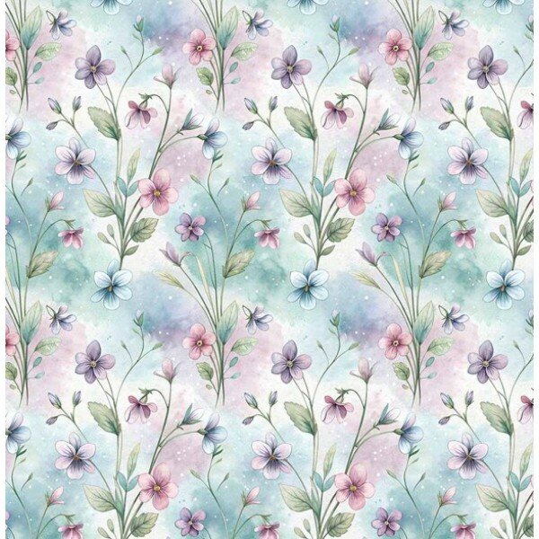 FV26 - TRICOL. COLEÇÃO FLORICULTURA - MINI FLORAL - 100% ALGODÃO - A2054-001