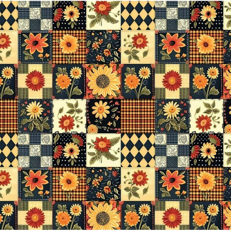 FV26 - TRICOL. COLEÇÃO PATCH FLORAL - PATCHWORK II - 100% ALGODÃO - A0785-001