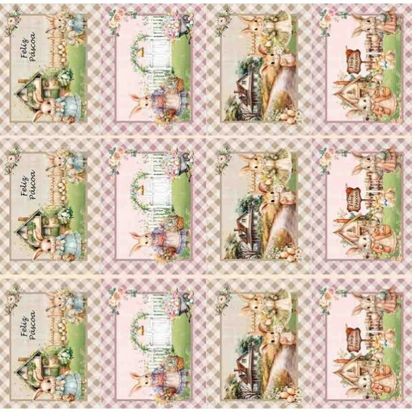 DZ25 - TRICOL. COLEÇÃO PANO PRA MANGGA - PASCOA 2026 - JOGO AMERICANO II - 100% ALGODÃO 04269-001