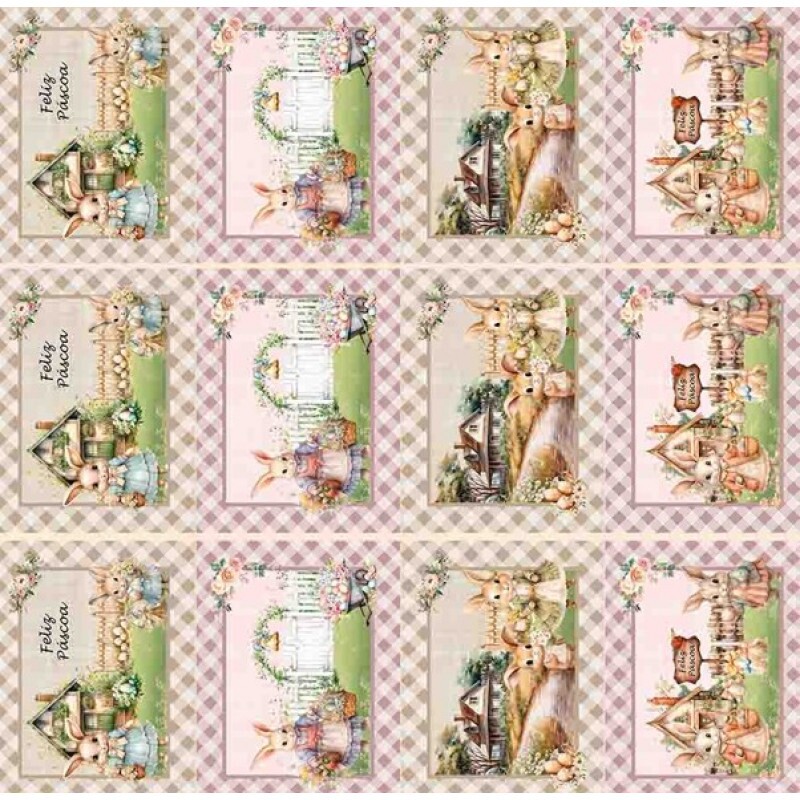 DZ25 - TRICOL. COLEÇÃO PANO PRA MANGGA - PASCOA 2026 - JOGO AMERICANO II - 100% ALGODÃO 04269-001