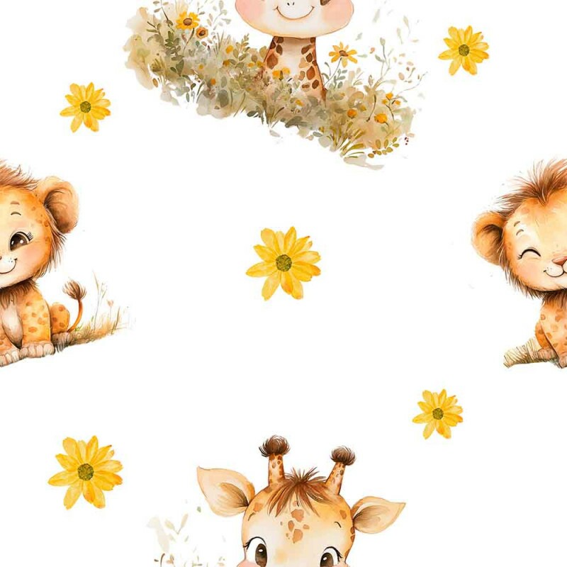 COLEÇÃO FLANELA EST. DIGITAL - LEAO E GIRAFA - 95761-001