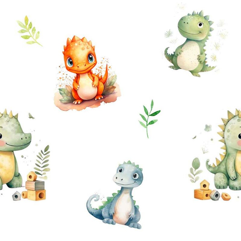 COLEÇÃO FLANELA EST. DIGITAL - DINOSSAURO BABY -  - 95768-001