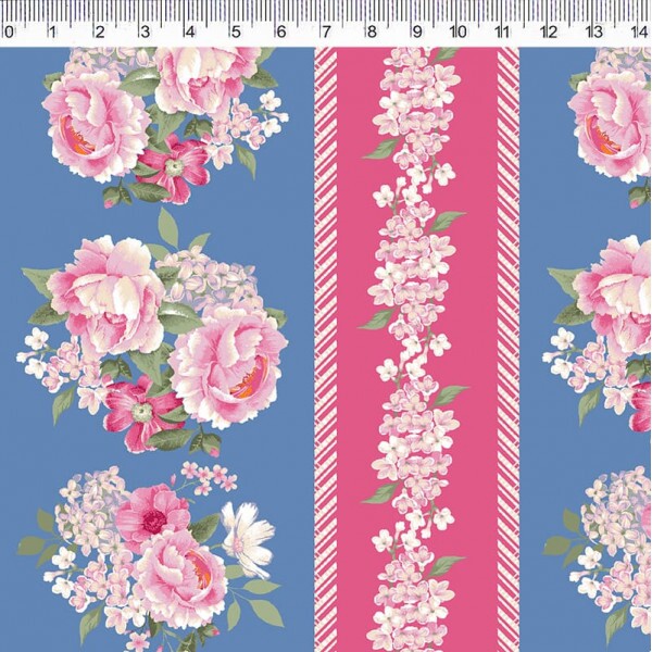 COLEÇÃO NORDIC SPRING - LISTRADO COMPOSE - AZUL - ( 78959 var,02 ) - C