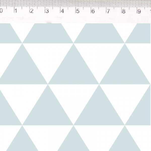 COLEÇÃO MONOCHROME - TRIANGULOS AZUL CLARO