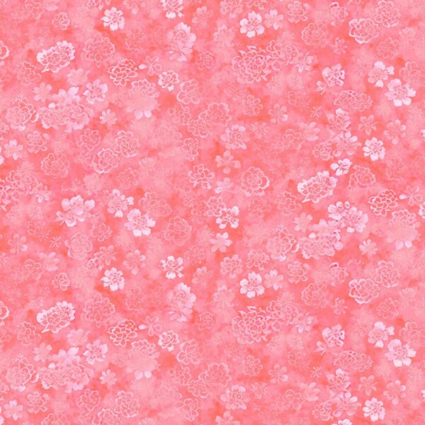 COLEÇÃO ORIENTAL - TRIC. EST. DIGITAL - FLORES ORIENTAL FD ROSA - 90508-02