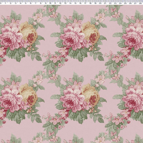 COLEÇÃO SECRET GARDEN - MILLYTA VERGARA - ROSAS GRANDE FD ROSE - (75562 - VAR,06 ) - C