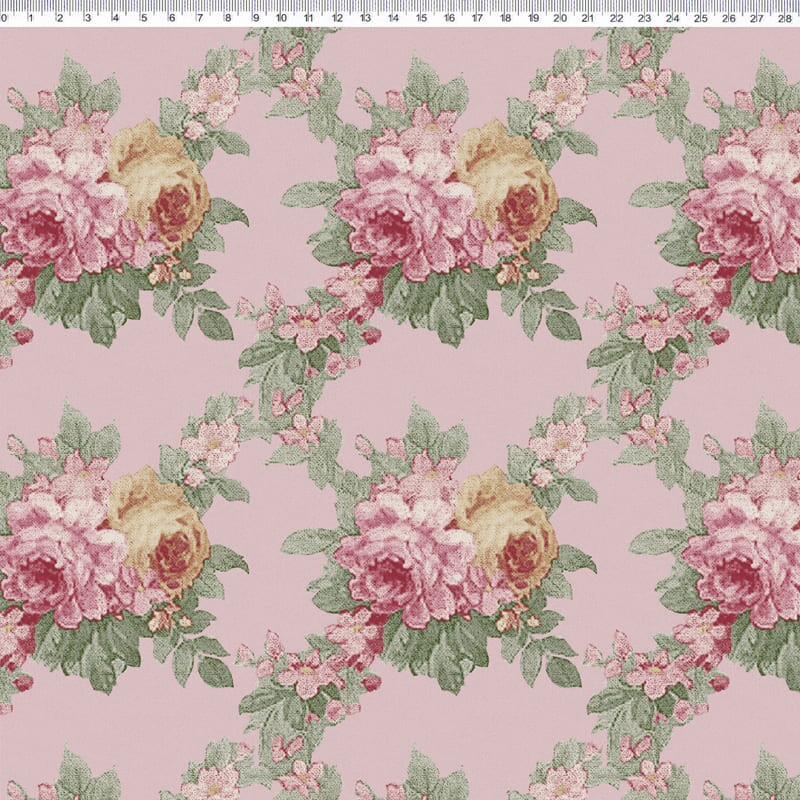 COLEÇÃO SECRET GARDEN - MILLYTA VERGARA - ROSAS GRANDE FD ROSE - (75562 - VAR,06 ) - C