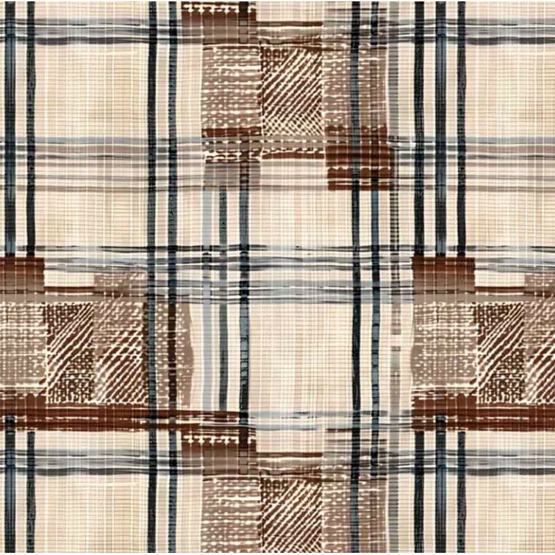 MI25 - TRICOL. EST. DIGITAL 100% ALGODAO - COLEÇÃO LINHAS XADREZ