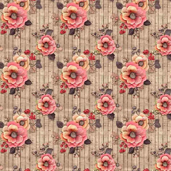 COLEÇÃO ROSARIO - TRIC. EST. DIGITAL - ROSAS C/ LISTRAS - 88800-001