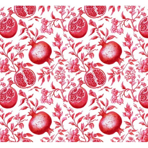 MR26 - TRICOL. COLEÇÃO ROMÃ - ROMÃ ROSA - 100% ALGODÃO - A1815-001