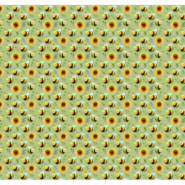 MR26 - TRICOL. COLEÇÃO HONEY - ABELHAS - 100% ALGODÃO - A1542-001