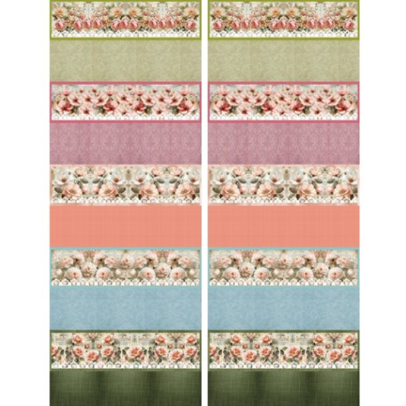 MR26 - TRICOL. COLEÇÃO JUARI SOUZA - BARRADO HORTENSIA DO MEU JARDIM - 100% ALGODÃO - A2210-001