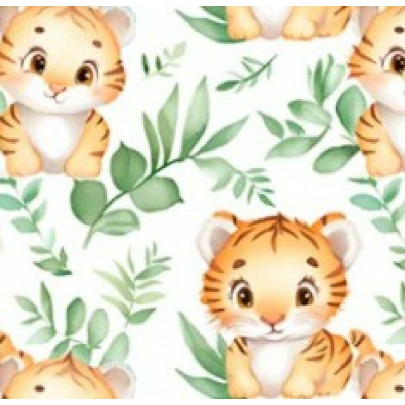 OT25 - TRICOL. COLEÇÃO SELVA - ONÇA - 100% ALGODÃO 01070/001