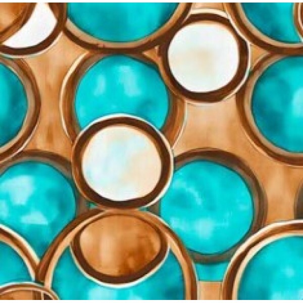 OT25 - TRICOL. COLEÇÃO TURQUOISE - BOLAS - 100% ALGODÃO 02004/001