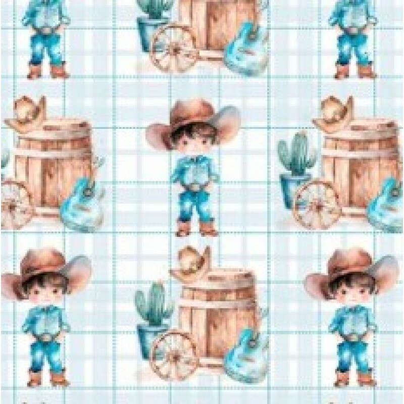 OT25 - TRICOL. COLEÇÃO COUNTRY INFANTIL - MENINO E TONEIS - 100% ALGODÃO 03070/001