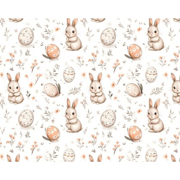 DZ25 - TRICOL. COLEÇÃO LITTLE BUNNIES PASCOA 2026 - COELHOS E OVOS 02378/001