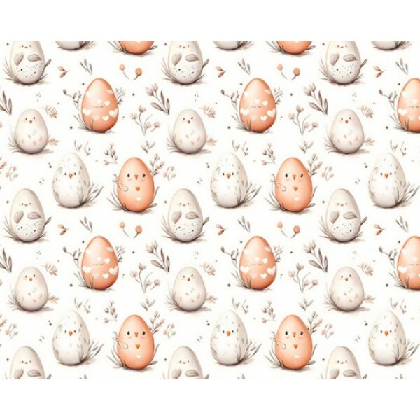 DZ25 - TRICOL. COLEÇÃO LITTLE BUNNIES PASCOA 2026 - OVOS 02374/001