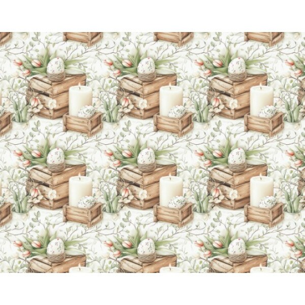 DZ25 - TRICOL. COLEÇÃO PASCOA 2026 - OVOS E VELAS - 100% ALGODÃO 04176-001