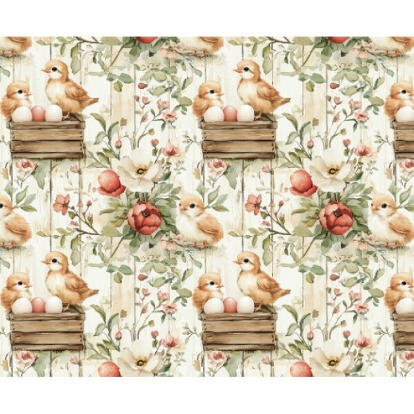 DZ25 - TRICOL. COLEÇÃO PASCOA 2026 - PINTINHOS - 100% ALGODÃO 04175-001