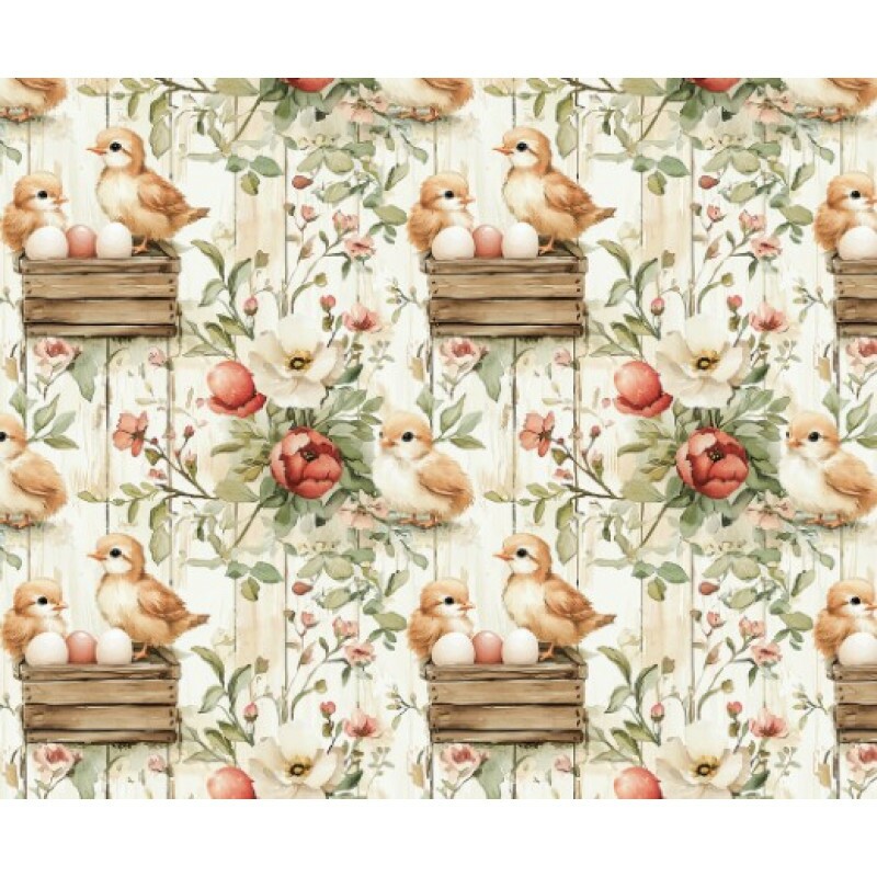 DZ25 - TRICOL. COLEÇÃO PASCOA 2026 - PINTINHOS - 100% ALGODÃO 04175-001